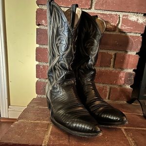 Tony Lama Nacogdoches Boots  Black  size 12d